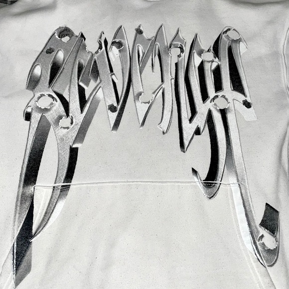 White Revenge Bullet Hoodie - Picture 2 of 5
